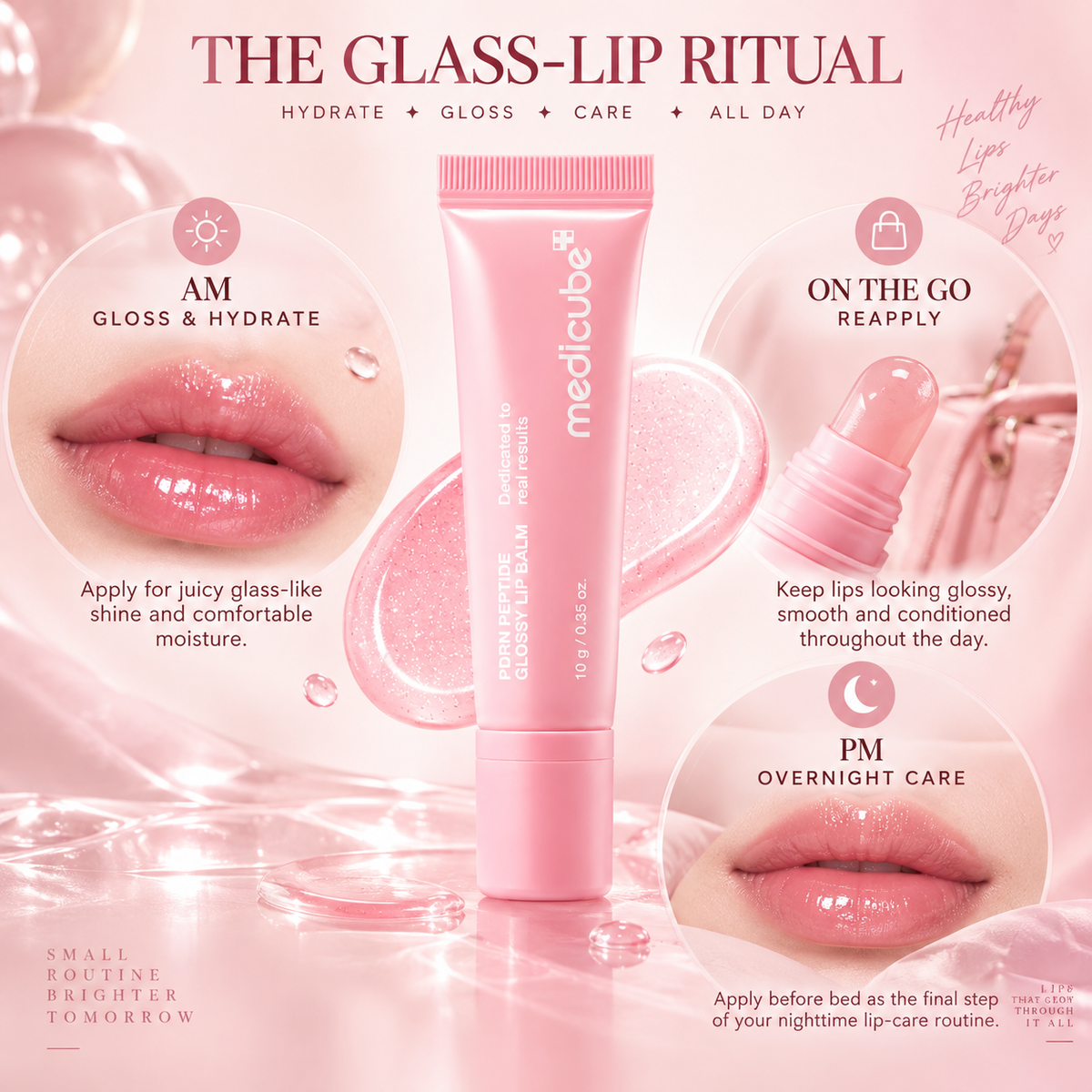 PDRN Peptide Glossy Lip Balm