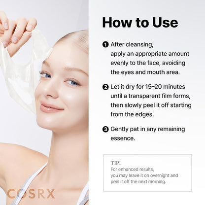 COSRX PDRN Exosome Overnight Face Mask, Korean Glass Skin Glow, 1.69 fl oz