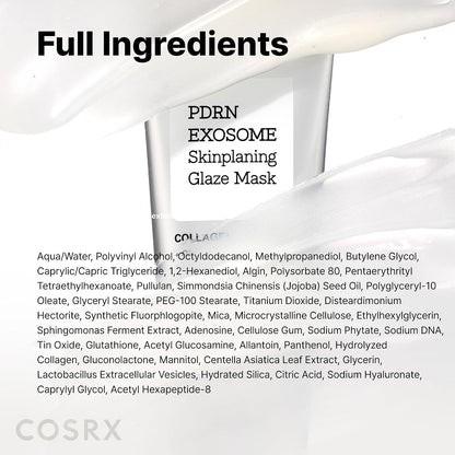 COSRX PDRN Exosome Overnight Face Mask, Korean Glass Skin Glow, 1.69 fl oz