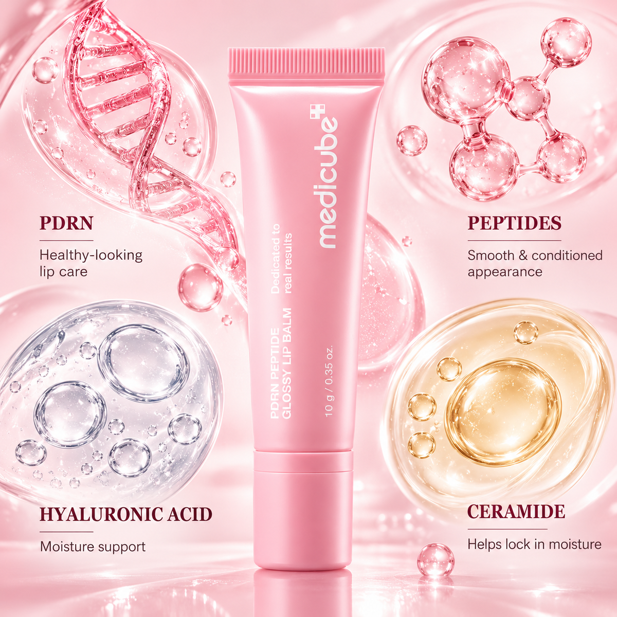 PDRN Peptide Glossy Lip Balm