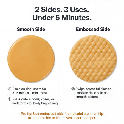 Kojic Acid Turmeric TX Toner Pad 70pads, Dark Spot & Pigmentation Care for Uneven Skin Tone