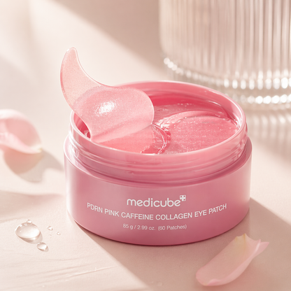 Korean PDRN Pink Caffeine Collagen Eye Patch